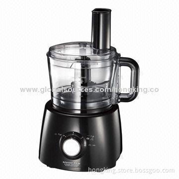 Electric food processor with 800W powerful & 1.2L capacity, mixer, blender, slicer, chopper, juicer
